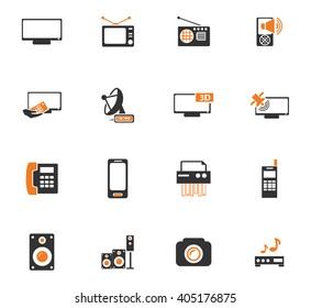 Home appliances  icon set for web sites and user interface