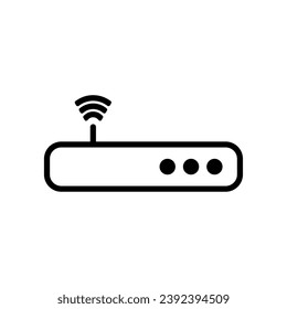 Home Appliances Icon - Vector wifi router icon