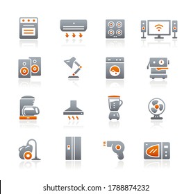 Home Appliances Icons // Graphite Series