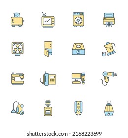 home appliances icons set . home appliances pack symbol vector elements for infographic web