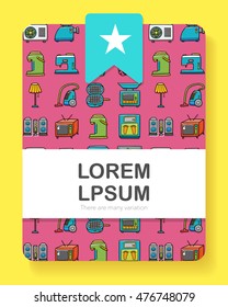 Home appliances icons set,eps10