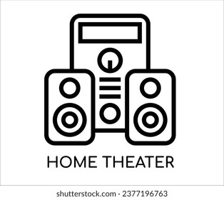 Home appliances perfect icon on white background 