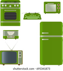 Home appliances. Set of illustrations