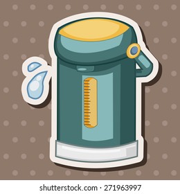 Home appliances theme electric thermos elements