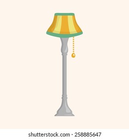 Home appliances theme lamp elements