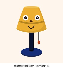 Home appliances theme lamp elements