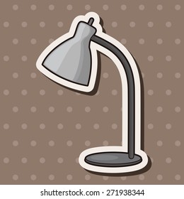 Home appliances theme lamp elements
