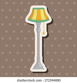 Home appliances theme lamp elements