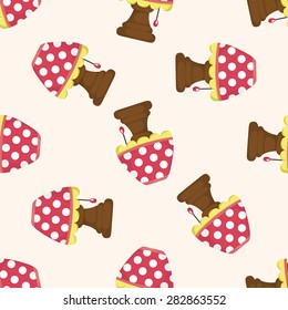 Home appliances theme lamp ,seamless pattern