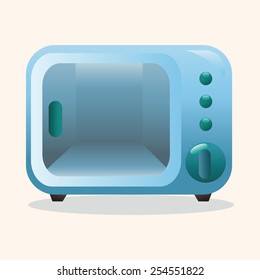 Home appliances theme microwave elements