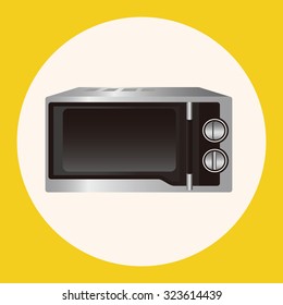 Home appliances theme microwave elements