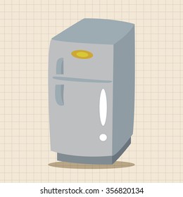 Home appliances theme refrigerator element