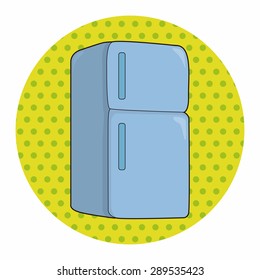 Home appliances theme refrigerator elements