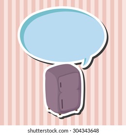 Home appliances theme refrigerator elements