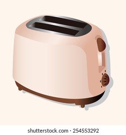 Home appliances theme toaster elements
