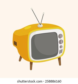 Home appliances theme tv elements