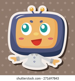 Home appliances theme tv elements