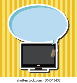 Home appliances theme tv elements
