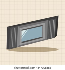 Home appliances theme tv elements