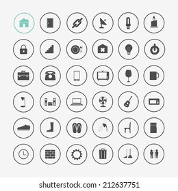 Home appliances ui icons