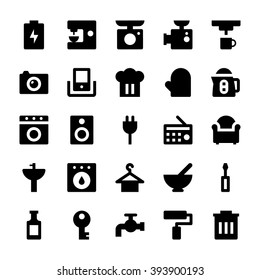 Home Appliances Vector Icons 2