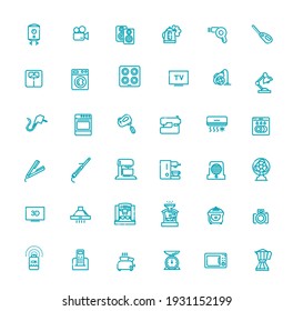 Home Appliances Vector line Icons