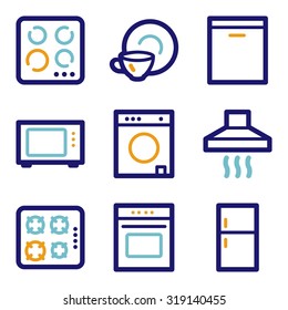 Iconos web de equipos domésticos