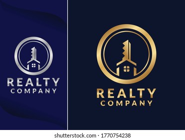 Home Architect Mortgage Logo Vector Icon Illustration