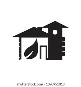 home architecture icon vector