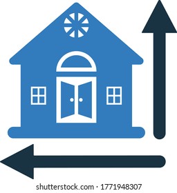 Home Area Measurement Symbol / Vektorgrafik