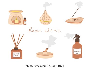 Home aroma stickers, home smell scent set