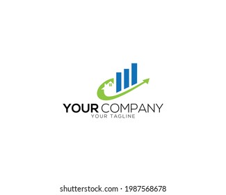 Home arrow logo design vector.