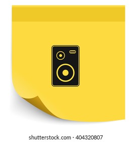 Home audio speaker icon.