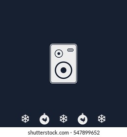 Home audio speaker icon.
