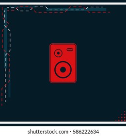 Home audio speaker icon.