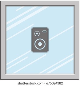 Home audio speaker icon.
