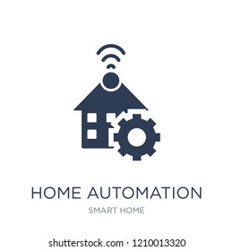 Home automation icon. Trendy flat vector Home automation icon on white background from smart home collection, vector illustration can be use for web and mobile, eps10