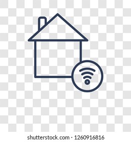 Home automation icon. Trendy Home automation logo concept on transparent background from Smarthome collection