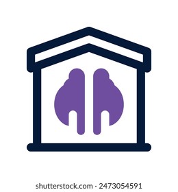 home automation icon. vector dual tone icon for your website, mobile, presentation, and logo design.