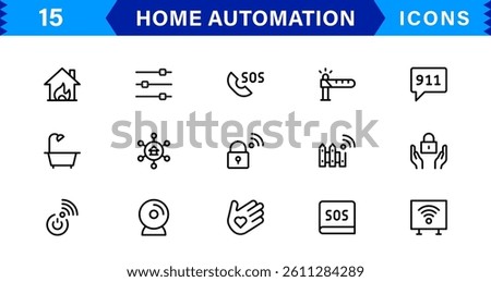 Home Automation Projects with Sleek and Modern Icons. Includes Everything You Need for Smart Homes, Device Control, and Automation Solutions.