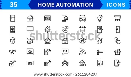 Home Automation Projects with Sleek and Modern Icons. Includes Everything You Need for Smart Homes, Device Control, and Automation Solutions.