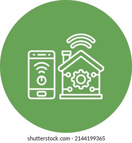 Home Automation vector icon. Can be used for printing, mobile and web applications.