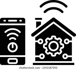 Home Automation vector icon. Can be used for printing, mobile and web applications.