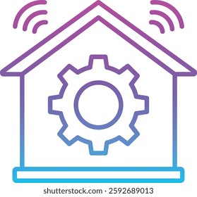 Home Automation vector icon. Can be used for printing, mobile and web applications.