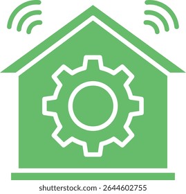 Icono de Vector de automatización del hogar. Se puede utilizar para aplicaciones de impresión, móviles y de Web.