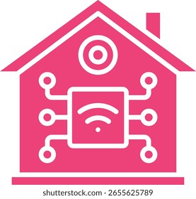 Icono de Vector de automatización del hogar. Se puede utilizar para aplicaciones de impresión, móviles y de Web.