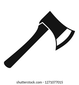 Home axe icon. Simple illustration of home axe vector icon for web design isolated on white background