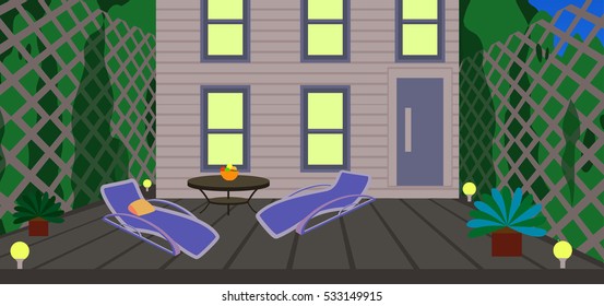 home backyard