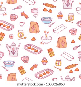 Home baking seamless pattern