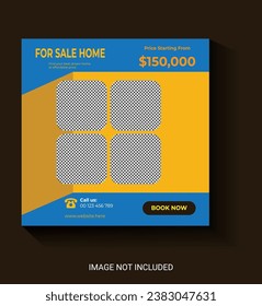 home banner property sale house sale design template